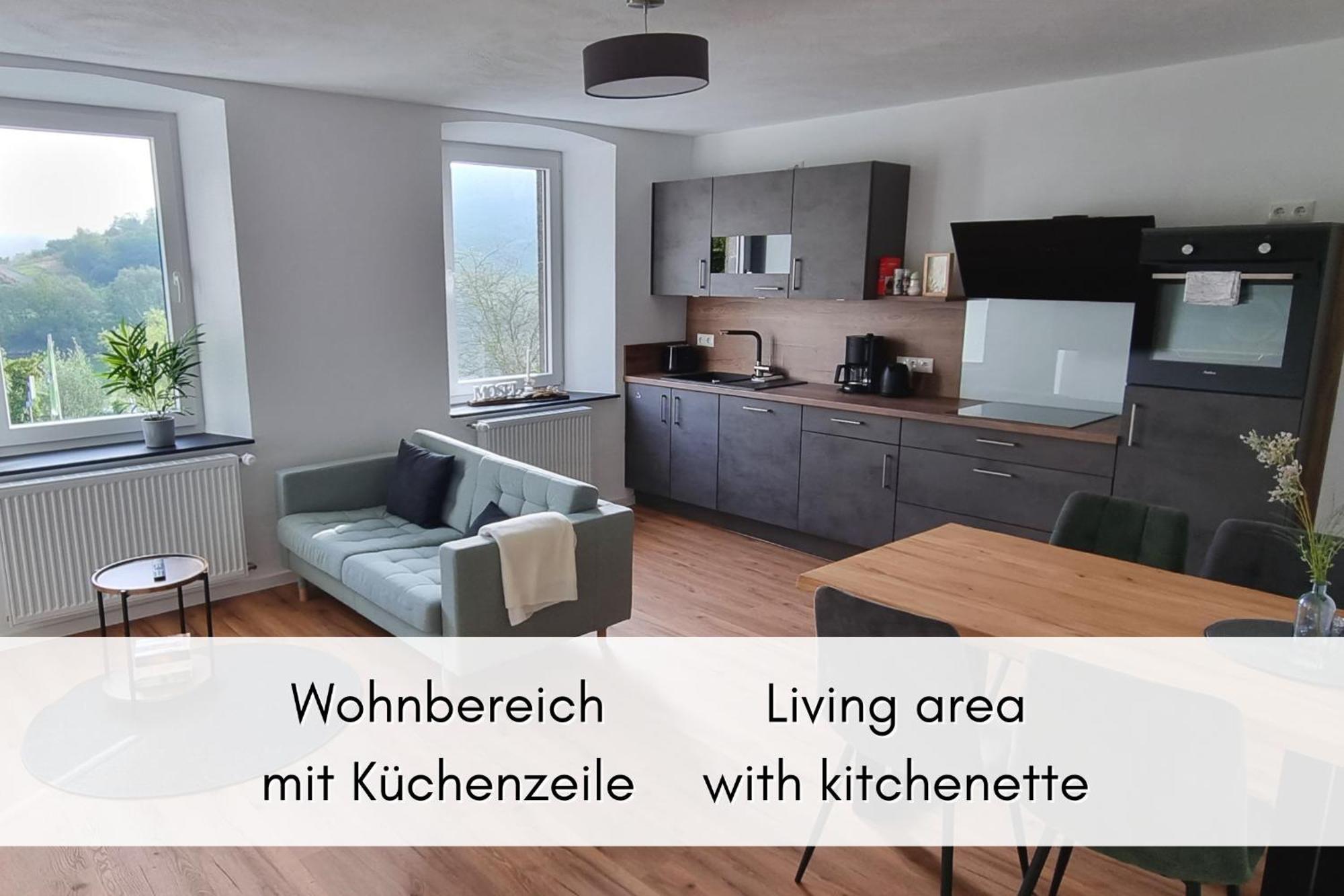 דירות ברם Winzerhaus Am Calmont - Terrasse Der Ruhe מראה חיצוני תמונה